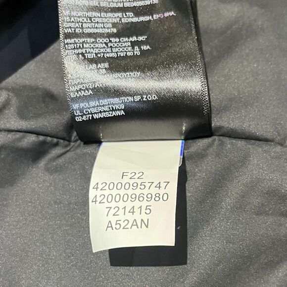 The North Face Dryvent Mono Mountain Jacket Mens Medium Black Hooded Outdoor - Picture 15 of 16